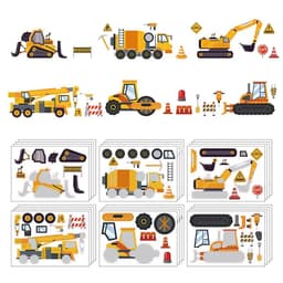 image-Creative Kids DIY Truck Puzzle Stickers – Fun Assembling Activity