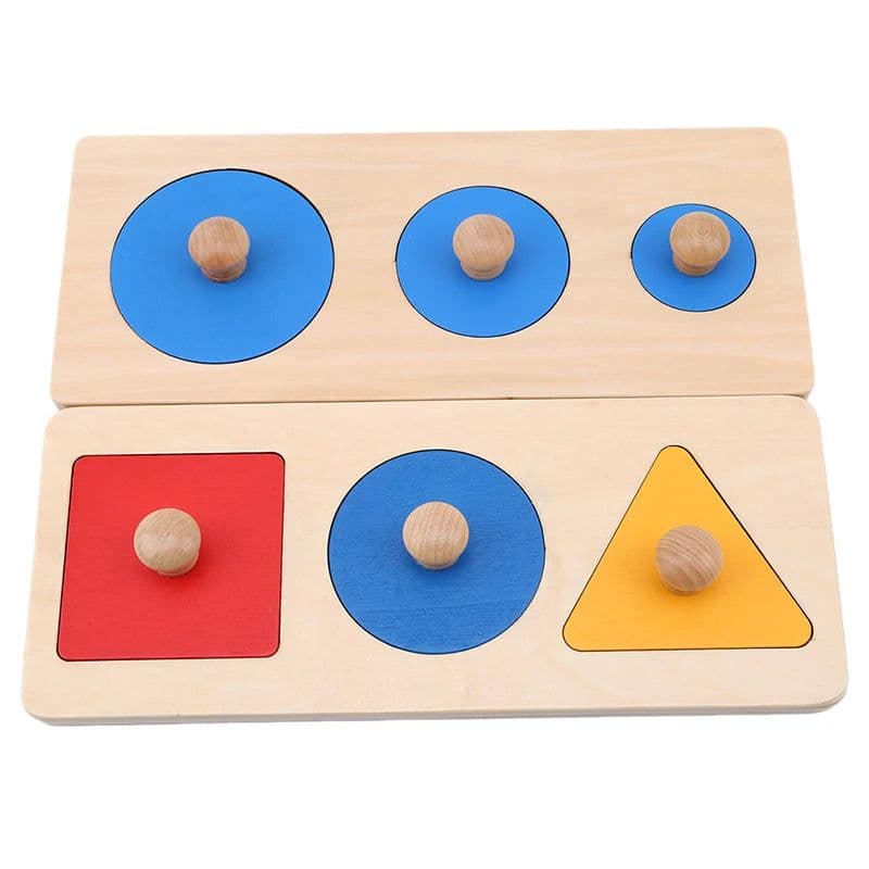 image-Wooden Tangram Jigsaw Puzzle - Engaging Educational Toy for All Ages