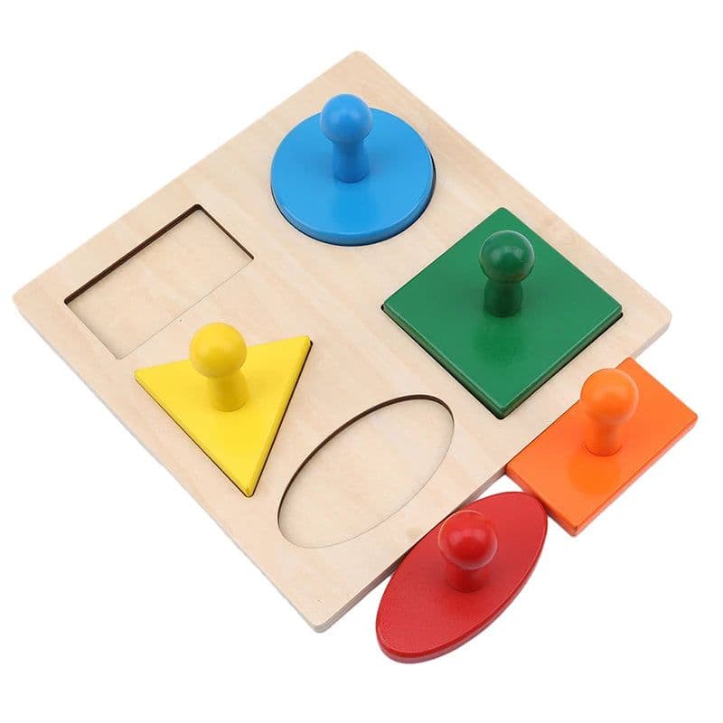 image-Wooden Tangram Jigsaw Puzzle - Engaging Educational Toy for All Ages