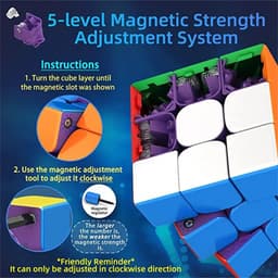 image-WeiLong WR M MagLev 3x3 Puzzle Cube with Magnetic Adjustment & Smooth Play