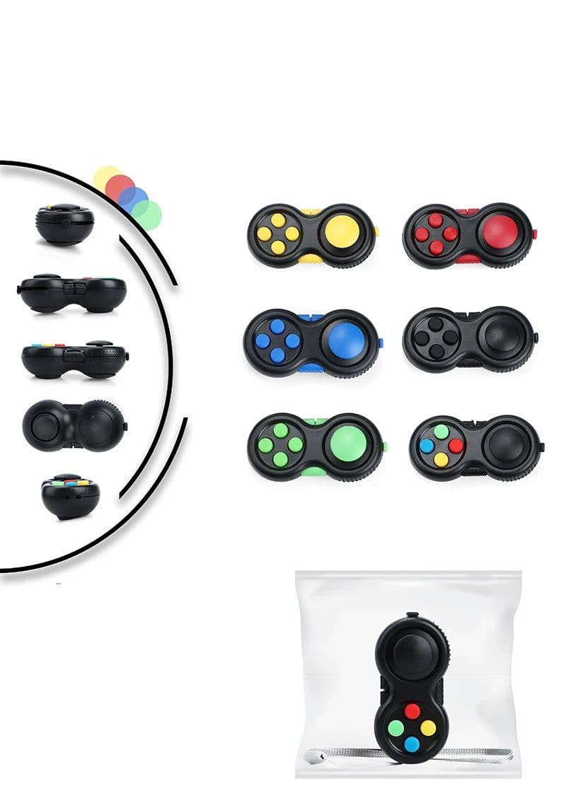 image-ZIRI Premium Fidget Controller Pad - Stress Relief Game Toy for All Ages