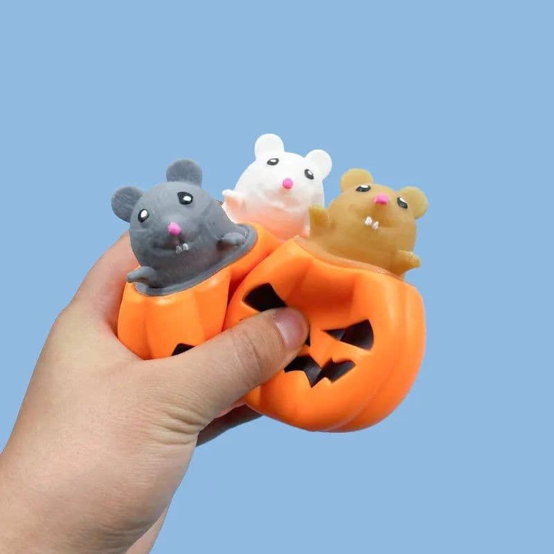 image-TOBEFU Funny Pumpkin Squirrel Astronaut Anti-Stress Fidget Toy Set