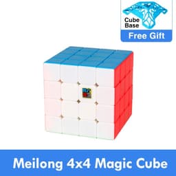 image-MFJS MeiLong 4x4 Mini Speed Cube - Lightweight & Smooth Turning Puzzle