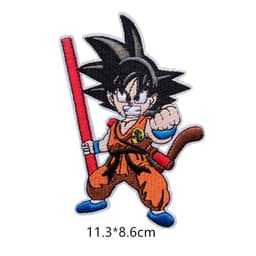 image-Bandai Dragon Ball Goku Patch - Stylish DIY Iron-On or Sew-On Accessory