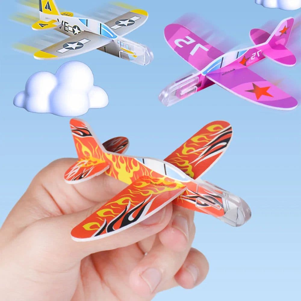 image-Durable Foam Aircraft Toys - Safe & Fun DIY Assembly for Ages 3+