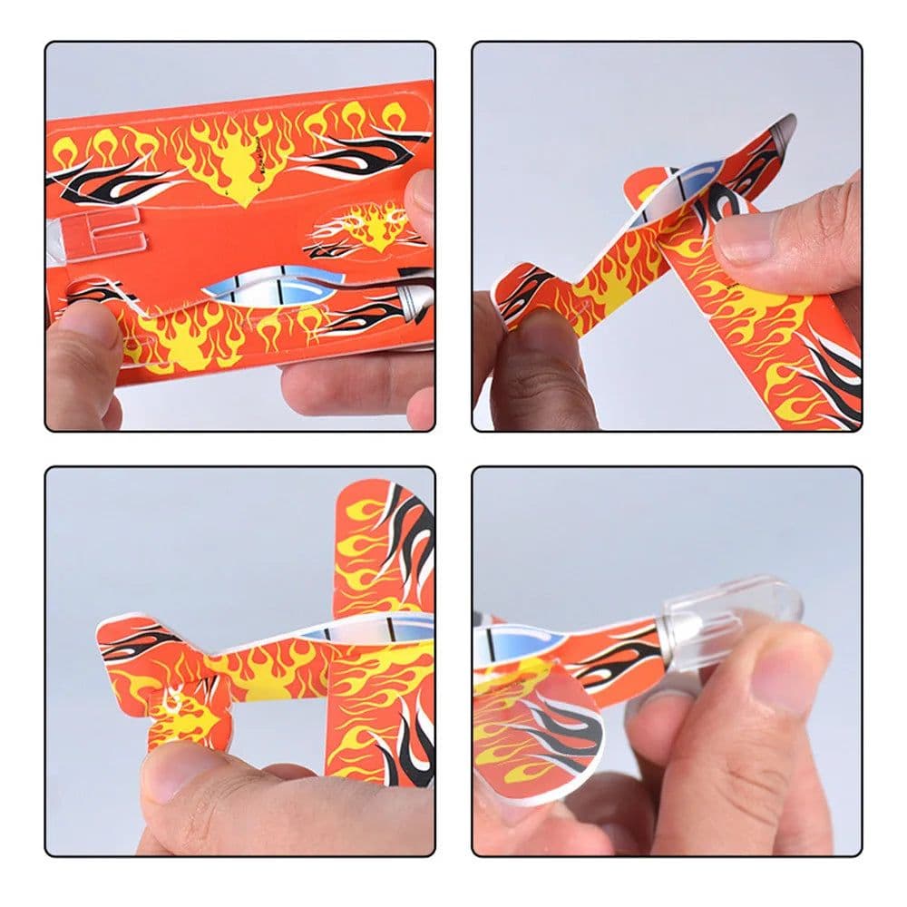 image-Durable Foam Aircraft Toys - Safe & Fun DIY Assembly for Ages 3+