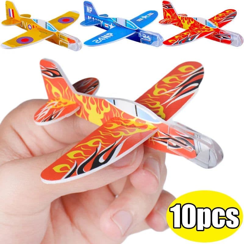 image-Durable Foam Aircraft Toys - Safe & Fun DIY Assembly for Ages 3+