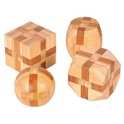 image-Kong Ming Wooden 3D IQ Puzzle - Develop Logical Thinking in Kids
