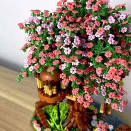 image-KNEW BUILT Sakura Tree House Blocks - Educational Fun for All Ages