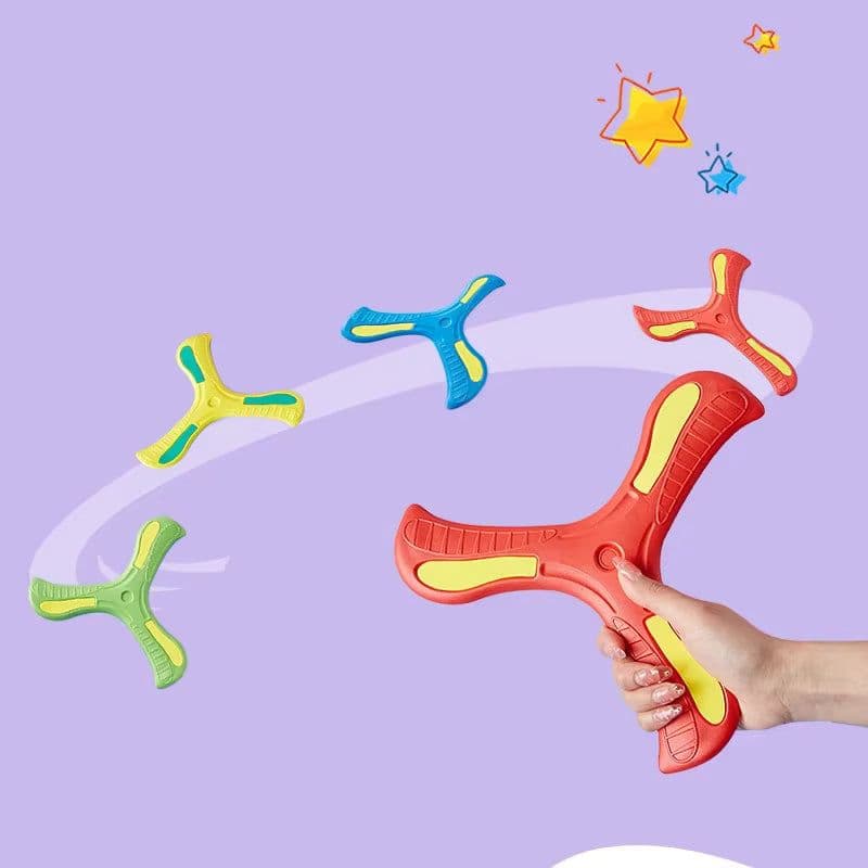 image-OLOEY Interactive Children Boomerang - Educational Outdoor Fun Toy