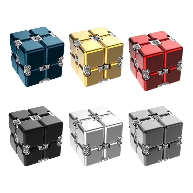 image-JQBRO DIY Infinite Magic Cube - Stress Relief Fidget Toy with Customisable Design