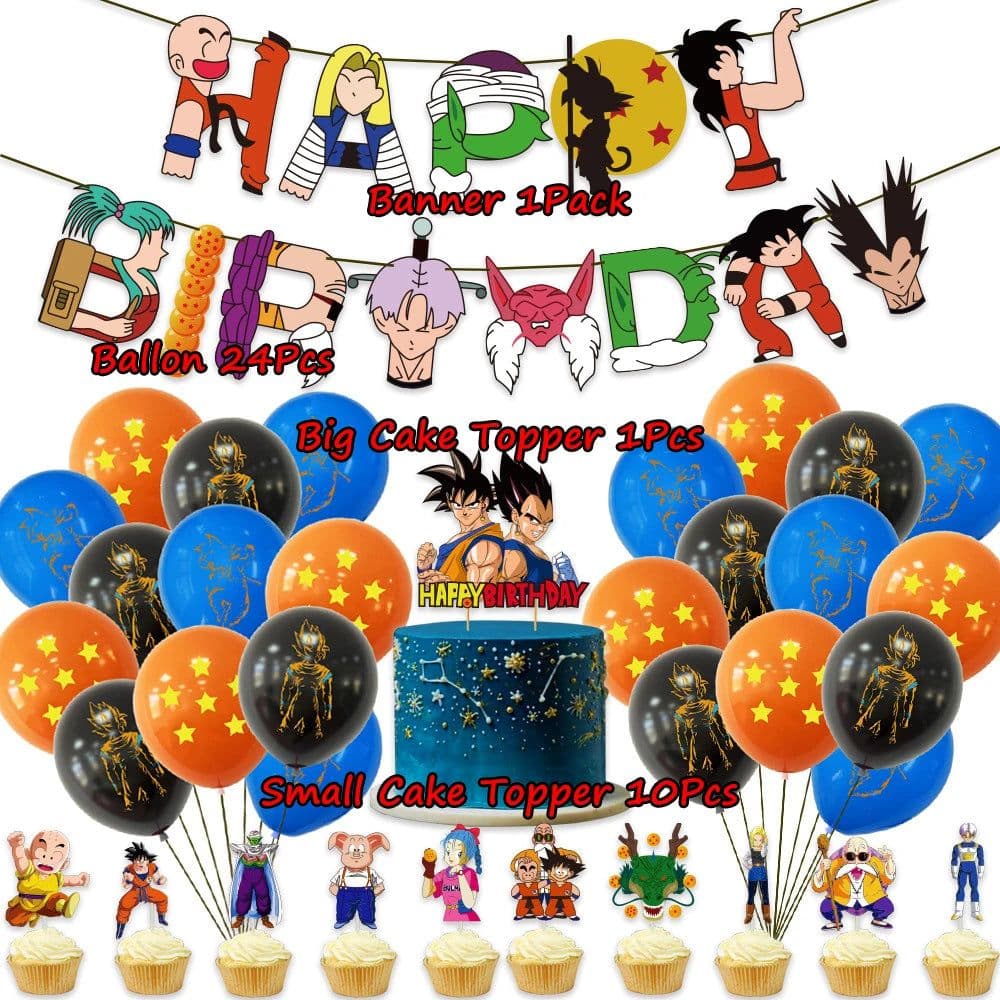 image-Bandai Dragon Ball Party Supplies Set - Fun for Celebrations & Events