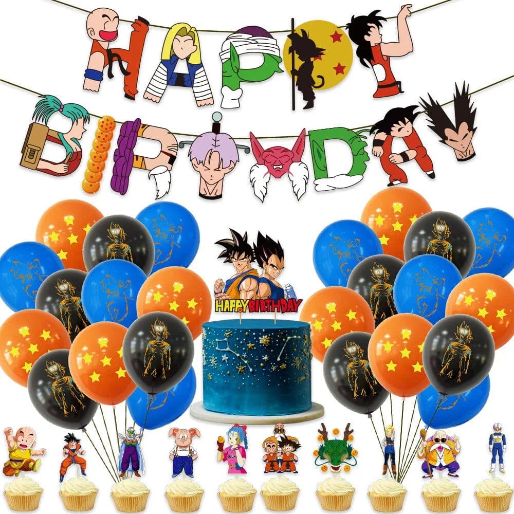 image-Bandai Dragon Ball Party Supplies Set - Fun for Celebrations & Events