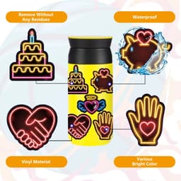 image-Waterproof Vinyl Stickers - Versatile for Phone, Laptop & Travel Items