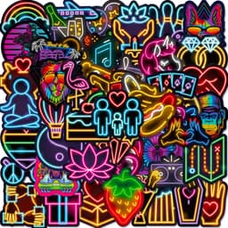 image-Waterproof Vinyl Stickers - Versatile for Phone, Laptop & Travel Items
