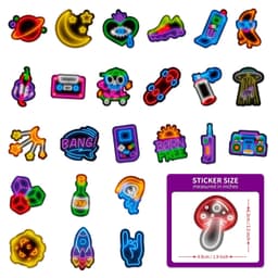 image-Waterproof PVC Stickers for Phones, Laptops, Guitars & More - Multiple Sizes