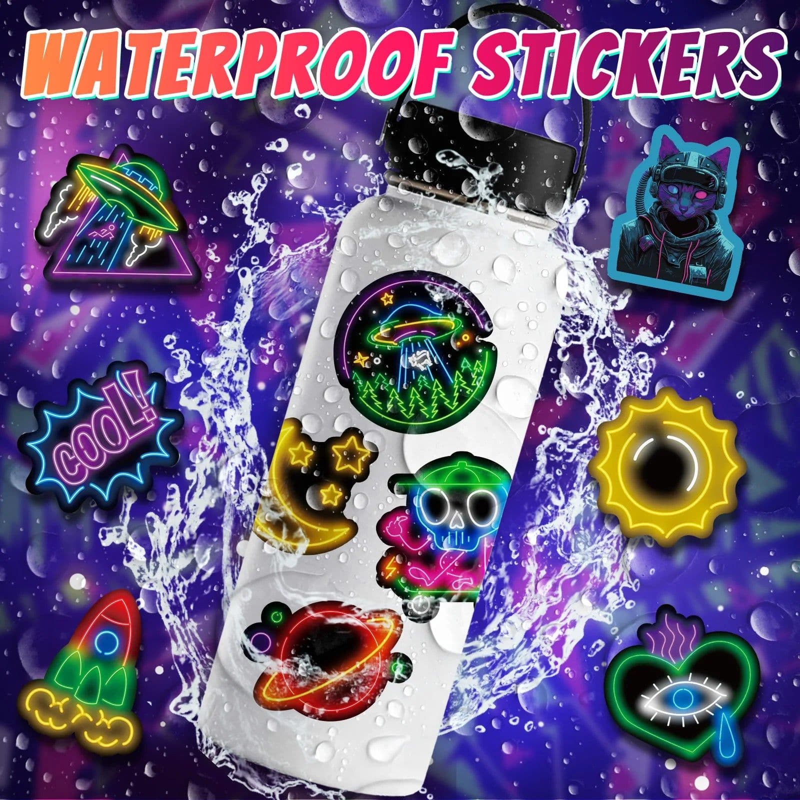 image-Waterproof PVC Stickers for Phones, Laptops, Guitars & More - Multiple Sizes