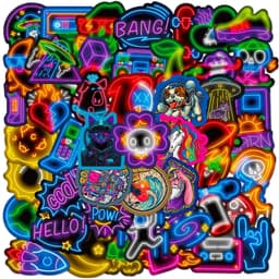 image-Waterproof PVC Stickers for Phones, Laptops, Guitars & More - Multiple Sizes