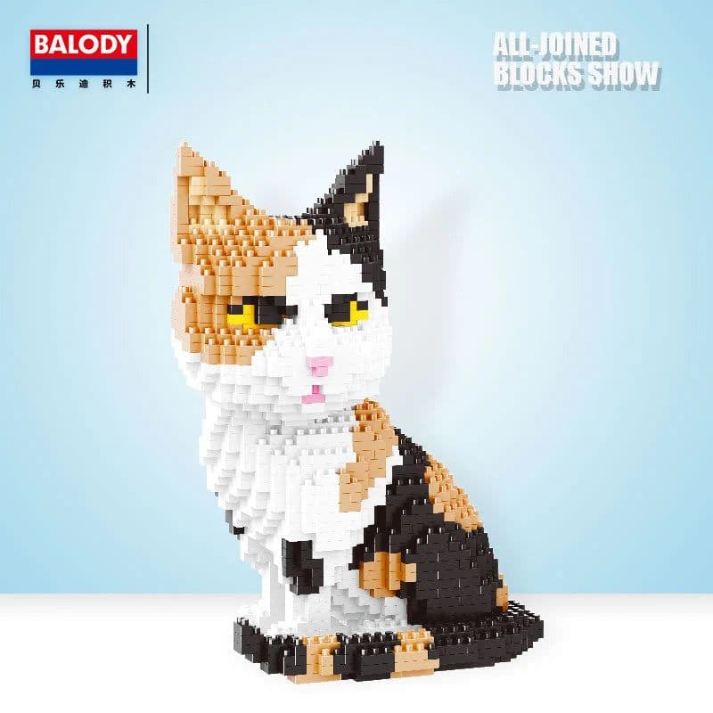 image-BALODY Cartoon Dog Building Blocks - Fun and Creative Toy for Kids