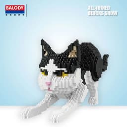image-BALODY Cartoon Dog Building Blocks - Fun and Creative Toy for Kids