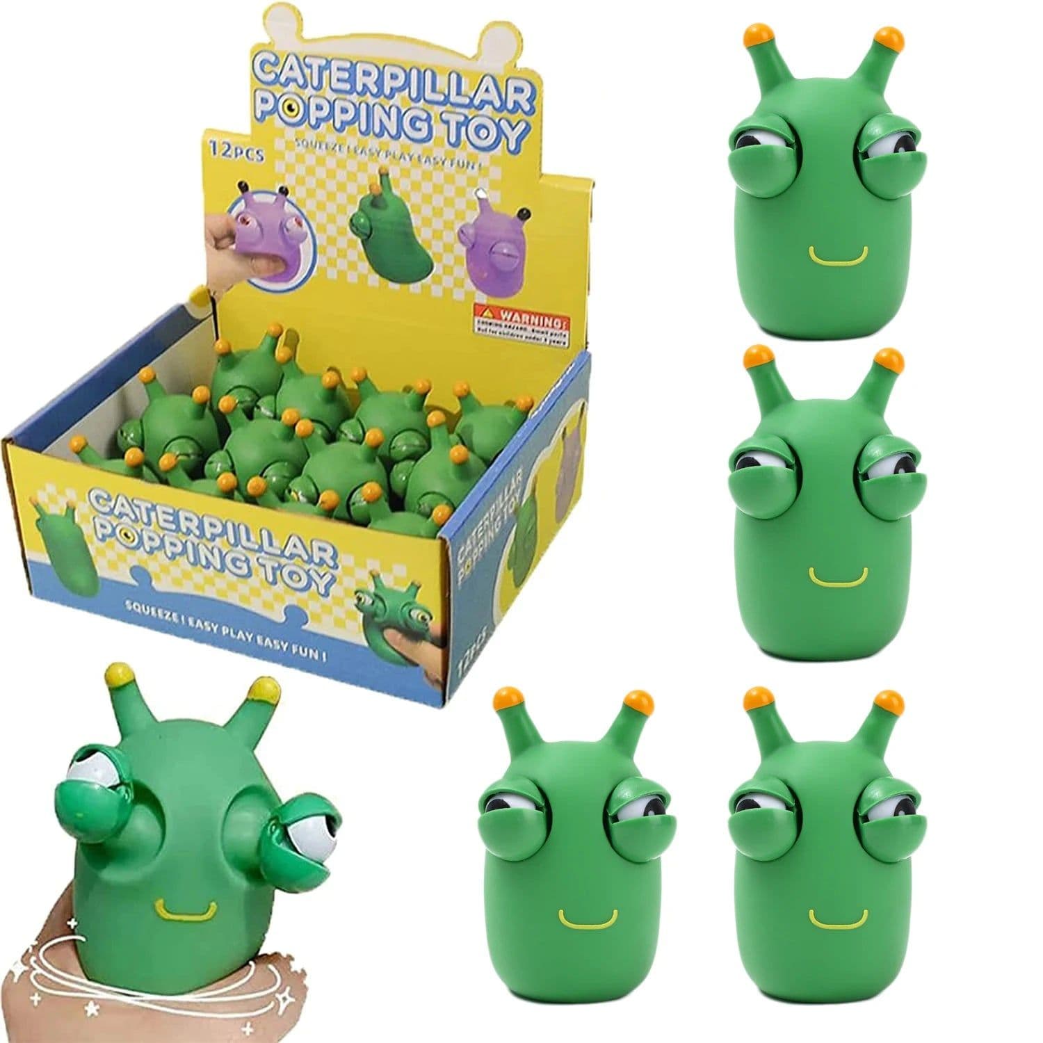 image-Interactive Caterpillar Toy - Eco-Friendly Colourful Fun for Kids