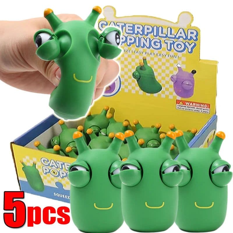 image-Interactive Caterpillar Toy - Eco-Friendly Colourful Fun for Kids