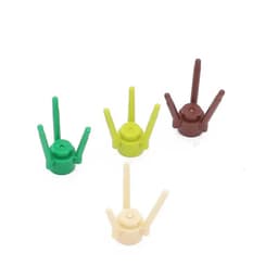 image-TUTU&LALA 4 Petal Flower Ornament for LEGO Landscape Garden Decor