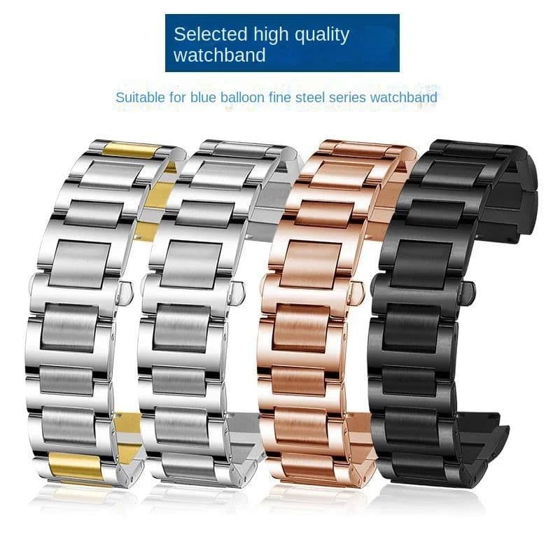image-HUANGZHI Stainless Steel Watch Band for Cartier Blue Balloon - 190mm