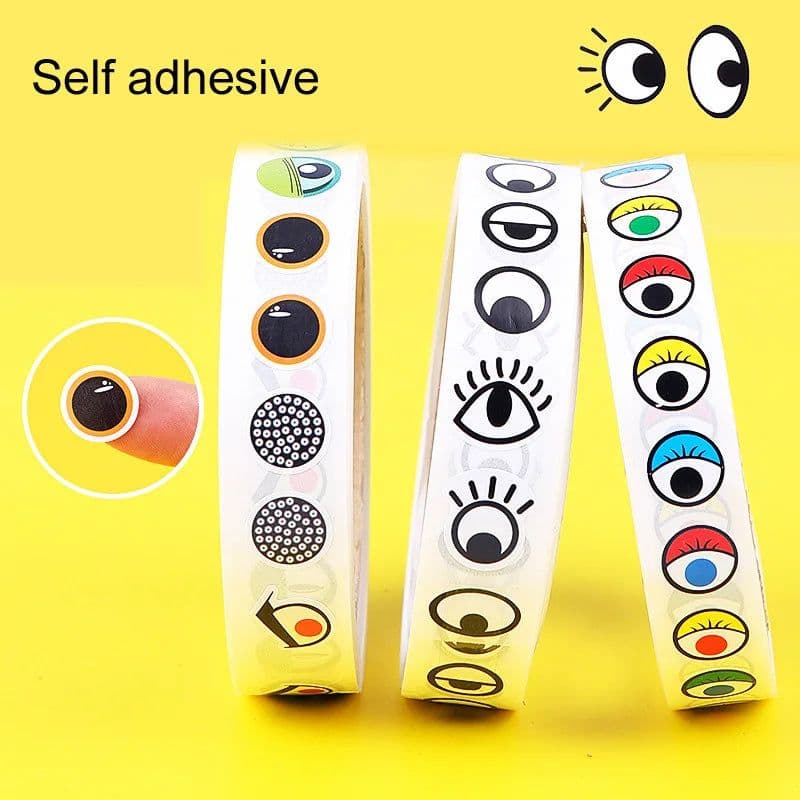 image-Monssjay Creative Cartoon Stickers - Vivid 1000pcs for Crafting
