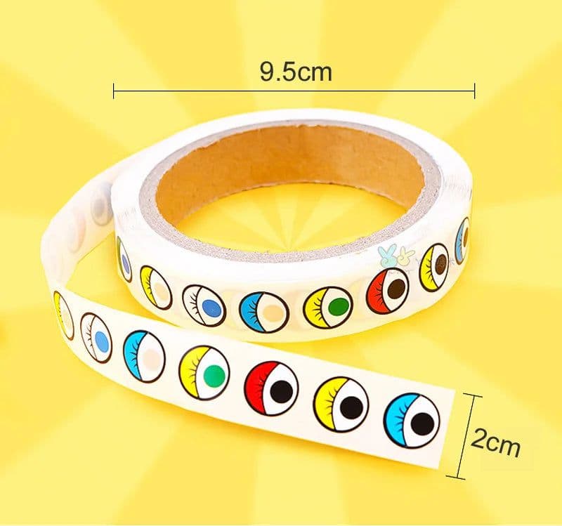 image-Monssjay Creative Cartoon Stickers - Vivid 1000pcs for Crafting