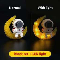 image-LMKJ Micro Particle Luminescent Blocks - LED Home Decoration Set