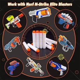 image-100Pcs Glow in Dark Darts for Nerf N-Strike Elite - Perfect for Playtime