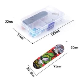 image-MEOA Mini Finger Skateboard Storage Box Kits for DIY Home Leisure