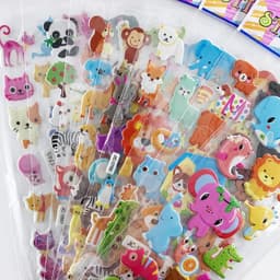 image-Monssjay Self-Adhesive Cartoon Stickers - Fun for Kids - 8 Sheets