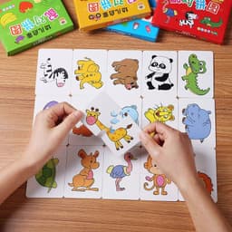 image-Animal Matching Puzzle - Safe Eco-Friendly Educational Fun for Kids