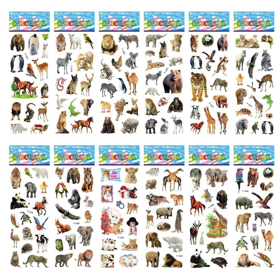 image-JOKEJOLLY Christmas Stickers - Fun Decor for Kids - 5 Sheets
