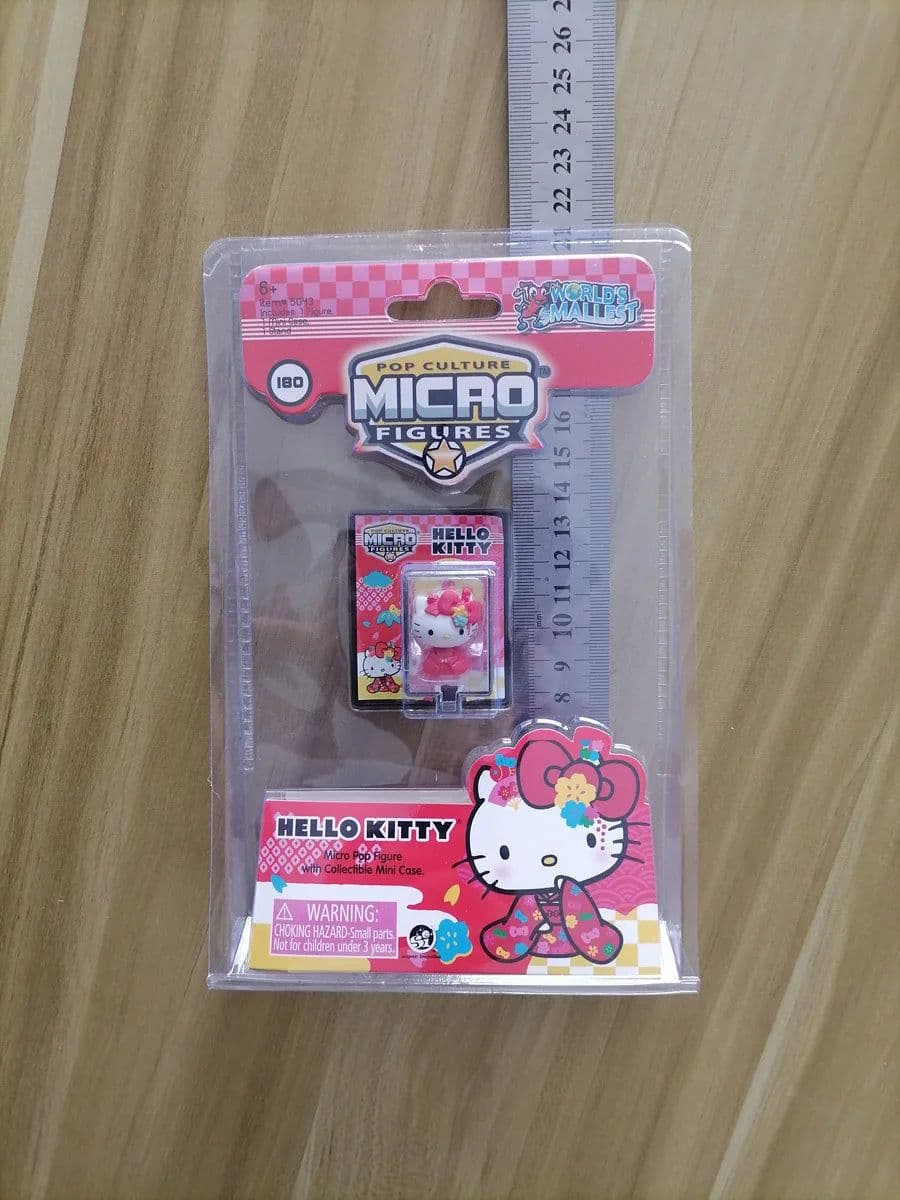 image-Bandai Hello Kitty Micro Pop Figure with Collectible Mini Case Toy