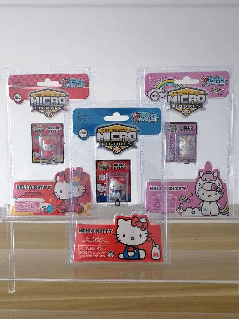 image-Bandai Hello Kitty Micro Pop Figure with Collectible Mini Case Toy