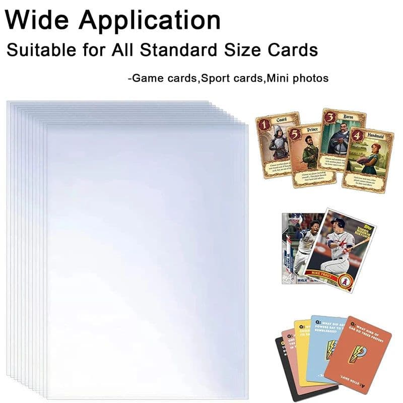 image-Pikachu Bluesky Card Sleeves - Durable PVC Protection for Trading Cards