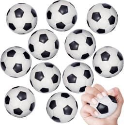 image-Mini Foam Soccer Balls - Fun Stress Relief Toys for Sports Parties