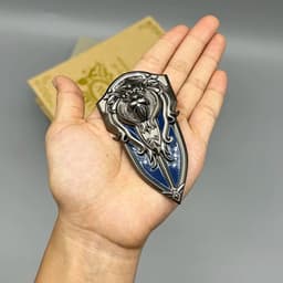 image-Lion's Head Shield Metal Model - Movie Merchandise - 1:6 Doll Accessory