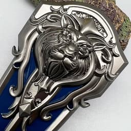 image-Lion's Head Shield Metal Model - Movie Merchandise - 1:6 Doll Accessory