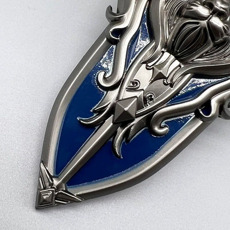 image-Lion's Head Shield Metal Model - Movie Merchandise - 1:6 Doll Accessory