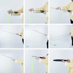 image-MEADE Giant Bubble Maker Wand - Durable Outdoor Fun for Kids