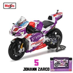 image-Maisto 1:18 Ducati Pramac Racing Alloy Model - Authentic Diecast Motorcycle