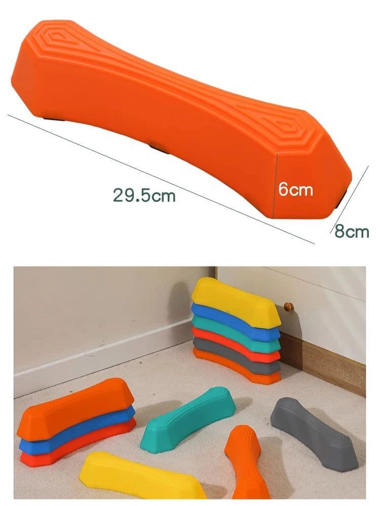 image-GSF Stepping Stone Balance Bridge - Outdoor Sensory Training Equipment