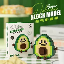 image-Happy Food Building Blocks - Vibrant Educational Toys for Creative Play