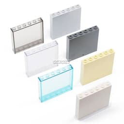 image-MARUMINE 20PCS 1x6x5 Window Glass Panel for Fantasy Building Blocks