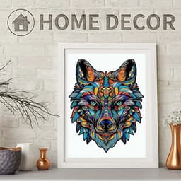 image-Wolf 3D Wooden Puzzle - Stress Relief Home Decor & Interactive Toy