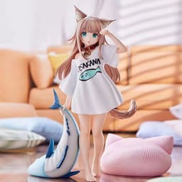 image-Kawaii Girl Anime Figure - Sakura Soybean Flour Collectible PVC Doll